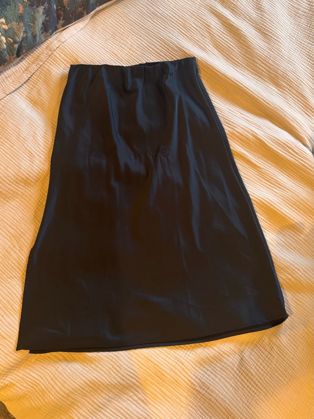 Nasty Gal silky midi skirt with slit